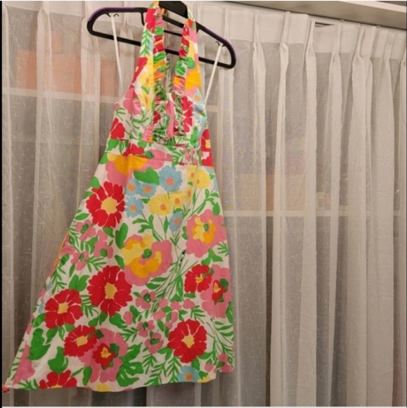 Lilly Pulitzer Lavin Halter Dress Floral Size 2 - Picture 2 of 13